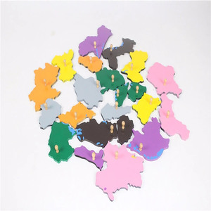 Puzzle in Legno della Mappa della Francia Montessori, Strumenti Didattici di Geografia per Asilo, Giochi Educativi per Bambini e Adolescenti - Product Image 3