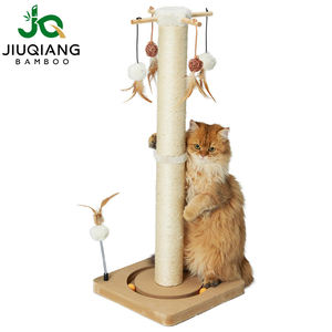 <span class=keywords><strong>Tiragraffi</strong></span> <span class=keywords><strong>per</strong></span> <span class=keywords><strong>Gatti</strong></span> JQ da 33 Pollici, Grande Palo in Sisal con Giochi a Sfera <span class=keywords><strong>per</strong></span> <span class=keywords><strong>Gatti</strong></span> e Gattini da Interno - Product Image 1