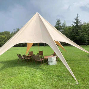 Auvent de camping en plein air personnalisé à prix d'usine, auvent en toile Oxford à étoile, auvent à pic unique, auvent de montagne, auvent de fête en plein air, <span class=keywords><strong>tente</strong></span> de réception - Product Image 3