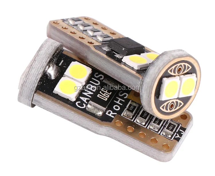 Lâmpadas de led para carro, de alta potência t10 6smd 3030 canbus, luz interior, lâmpada indicadora, lâmpadas da placa de licença