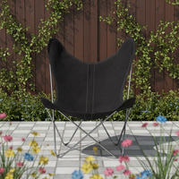 de papillon Chaise en forme de papillon Chaise en cuir de papillon pour les sports d'extérieur Grande chaise papillon