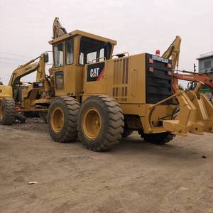 Niveleuse à moteur CAT 140K d'occasion, d'origine japonaise, faible nombre d'heures, peinture d'origine, certifiée CE, lame complète, pour la construction routière et le nivellement des terres. - Product Image 4