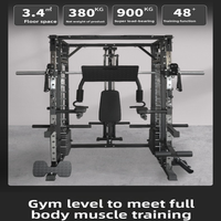 Machine de musculation multifonctionnelle Iron Smith avec capacité de 380 kg, poids maximal de l'utilisateur 900 kg, entraînement de force, musculation