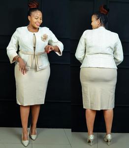 Abiti Casual Eleganti da Donna OEM per la Madre della Sposa, Completi da Chiesa su Misura, Abiti a Due Pezzi Taglie Forti - Product Image 2
