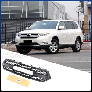 Parrilla Delantera para Toyota Highlander 2012-2014, Parrilla Deportiva, Kit de Carrocería, Accesorios para Auto - Product Image 3