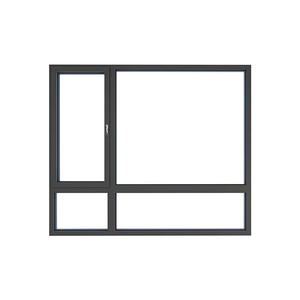 Fenêtre à battant série 110, style ouverture à bascule, pour balcon et chambre, design à pont thermique, en verre trempé, insonorisée, en alliage <span class=keywords><strong>d</strong></span>'aluminium, style postmoderne - Product Image 2