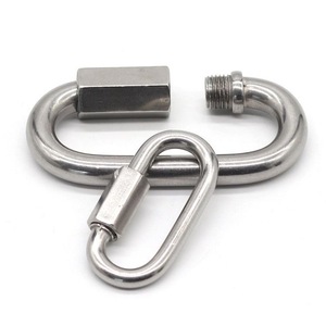 Paslanmaz çelik O şekil zincir bağlantılar konektörü küçük tırmanma kilidi karabina hızlı bağlantı - Product Image 3