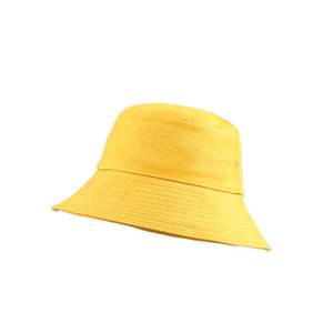 Sombrero de Pescador de Algodón de Color Sólido Personalizado para Hombre, Sombrero de Protección Solar de una Sola Cara, Sombrero Casual de Verano con Opción de Impresión de Logotipo - Product Image 1