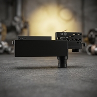 Projecteur d'urgence sur rail IP20 de 3 heures avec batterie LiFePO4, résistant aux hautes températures, pour bâtiments commerciaux