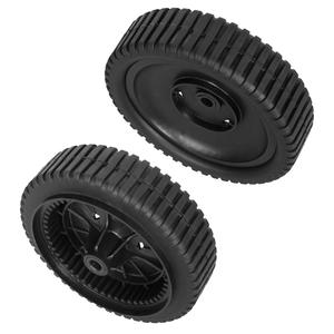 Ruedas para Cortacésped 3010, 8 x 200, Rueda Trasera Negra, Paquete de 2 Accesorios - Product Image 1