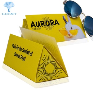 Custom Yellow Cute <b>Display</b> Delicate Appearance Paper Triangle Case Sunglasses <b>Box</b> - Product Image 6