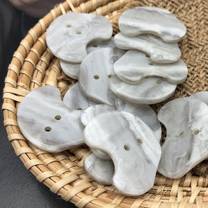 2025 New Fashion Coat Resin Irregular <b>Button</b> 2-4 Holes Women's <b>Suit</b> Decorative <b>Buttons</b> - Product Image 3