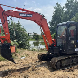 Excavatrice sur chenilles Doosan DH55 d'occasion Offre Spéciale Mini pelle hydraulique Doosan DH60 en bon état en stock - Product Image 1