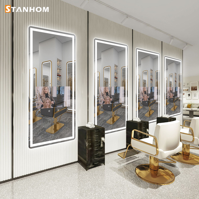 STANHOM Beauty Hair Salon Barber Shop Smart LED WiFi Mirror Touch Screen