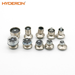 Pieds de meubles réglables Hyderon, pieds universels en métal à ressort pivotant, tube rond, installation facile - Product Image 5