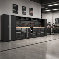 Armoire à outils combinée pour atelier 4S, poste de travail de réparation automobile, chariot à outils multifonctionnel, établi d'entretien pour service de vélos