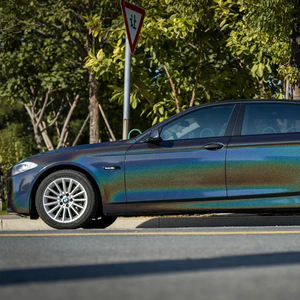 Film de Protection de peinture TPU noir Laser à changement de couleur <span class=keywords><strong>irisé</strong></span> pour voitures pour BMW M3/M4 Film de Protection complet du corps - Product Image 2