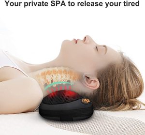 Phenitech massaggiatore collo con calore profondo tessuto elettrico cuscino per massaggio per sedia auto sollievo dal dolore muscolare - Product Image 5