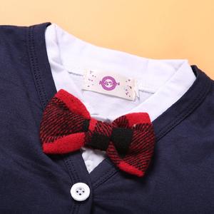 Traje Casual para Bebé al por Mayor, Ropa para Niños, Chaqueta de Caballero para Niños Pequeños, Camiseta, Jeans, Traje de 3 Piezas para Primavera - Product Image 4