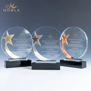 Premios Noble personalizados, trofeo de Metal, para trabajo en equipo, Estrella