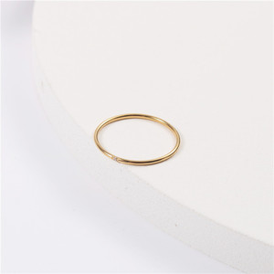 Joias Joolim Atacado Anéis Delicados Banhados a Ouro <span class=keywords><strong>18K</strong></span> Anéis de Aço Inoxidável com Zircônia para Mulheres - Product Image 4