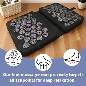 <span class=keywords><strong>Tapis</strong></span> d'<span class=keywords><strong>acupression</strong></span> écologique d'usine avec pointe de fleurs pour le soulagement du massage des pieds dans le sport et le divertissement - Product Image 5