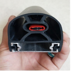 Cài đặt trên cửa kích hoạt lực 50-70n cao su chuyển đổi an toàn cạnh cảm biến với kênh kim loại và dây điện - Product Image 6