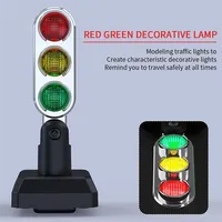 Luz LED para Bicicleta, Luz de Señalización Roja y Verde para Motocicleta, Scooter Eléctrico, Carga USB, Mini Semáforo, Accesorios de Seguridad para Ciclismo