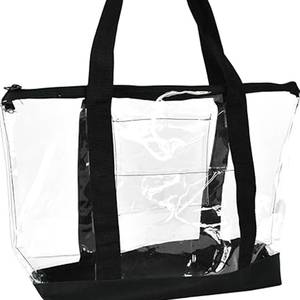 Bolsa <span class=keywords><strong>de</strong></span> Mano Transparente <span class=keywords><strong>de</strong></span> PVC Personalizada con Cierre, para Playa y Estadio, Gran Venta - Product Image 2