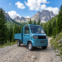 Camionnette électrique certifiée EEC à 4 roues et 2 portes, un mini-camion adapté à l'agriculture et à l'usage domestique