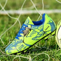 Chaussures de Football Pas Cher pour Enfants, Adolescents et Adultes - Crampons de Football pour Garçons, Baskets à Longs Crampons