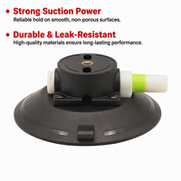 Harga Bagus Suction Cup Hitam 6 Inci Heavy Duty Industrial Suction Cup M6 M8 1/4"-20 Sekrup untuk Pemasangan di Atap Mobil Rak Sepeda