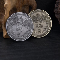 Großhandel Antike Eisenmünze Souvenir Gute Lagerbestände Gedenkmedaille mit Individueller Prägung Ja/Nein Alte Münze Entscheidungshilfe