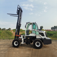 Chariot élévateur à quatre roues de 3,5 tonnes, chariot élévateur tout-Terrain, hors-route, à moteur, CE aide, vente directe d'usine, nouveau