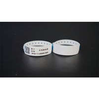 Pulseras de PVC Impermeables para el Cuidado de la Salud con RFID, Pulsera Desechable de PVC con Etiqueta para el Acceso de Pacientes