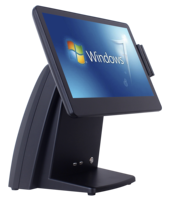 Sistema POS RFID Cashcow Cashcow602 para Minoristas, Pantalla Dual con Software, Lector de Tarjetas, Wi-Fi 6, Windows de 15.6''