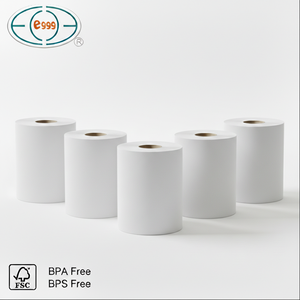 กระดาษม้วนความร้อนสำหรับใบเสร็จขายส่ง ขนาด 2 1/4 นิ้ว × 85 ม้วน กระดาษใบเสร็จความร้อนแบบกำหนดเอง พิมพ์สติกเกอร์สำหรับระบบ POS - Product Image 1