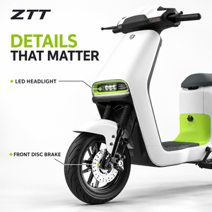 LUYUAN ZTT <span class=keywords><strong>Moto</strong></span> Elettrica a Lungo Raggio con Motore da 750W e Batteria 48V 40Ah, Scooter Urbano - Product Image 5