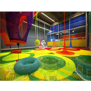 เครื่องเล่นสนามเด็กเล่นในร่มเชิงพาณิชย์แบบอินเทอร์แอคทีฟพร้อมสไลเดอร์พลาสติกคู่ - Product Image 5