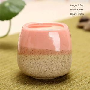 Wholesale Exquisite Small Round Ceramic Grow <b>Pot</b> for Home & Garden Decoration Portable Nursery Use Seedlings <b>Succulent</b> Plants - Product Image 1