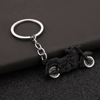 Porte-clés moto KC1009, modèle réduit avec roues rotatives, breloque de sac exquise et ornement suspendu pour voiture.
