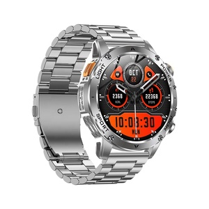 2025 New AK87 <b>Smart</b> Watch with Steel Silicone Strap Large Round Screen Fitness Tracker 100+ Sport Modes BT Calling Function - Product Image 2