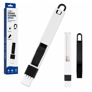 Cepillo de limpieza ecológico para rieles de ventanas de plástico, con cerdas de nailon, mini cepillo para grietas profundas y teclados, para limpieza. - Product Image 1