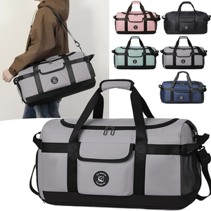 Bolsa de Viaje de Gran Capacidad, Bolsa Deportiva Multifuncional Impermeable con Compartimento para Zapatos y Separación entre Seco y Húmedo - Product Image 1