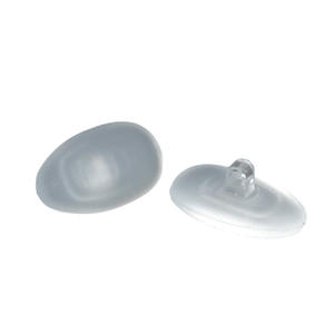 Almohadillas de silicona para gafas, tipo tornillo, blancas esmeriladas, semitransparentes, antideslizantes, soporte R8633 R8658 R8659 - Product Image 1