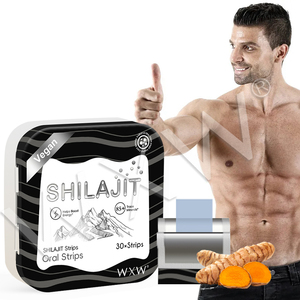 Artículos más vendidos Shilajit Energy sin azúcar Tiras orales Shilajit orgánico Película delgada de absorción rápida - Product Image 1