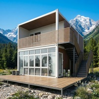 Maison conteneur moderne de haute qualité, durable et exquise, à assembler soi-même, à 2 étages, pour bureau préfabriqué, villa, bâtiment de campement, étanche