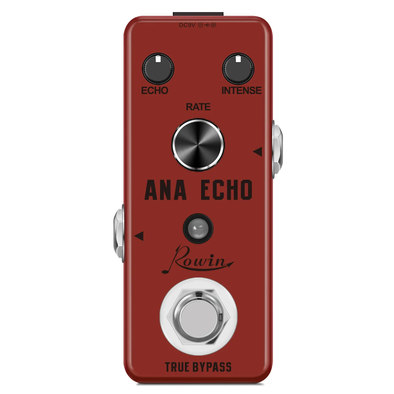 Rowin LEF-303 gitar gecikme pedalı Ana Echo pedallar elektro gitar bas Analog gecikme efekt Pedal