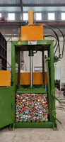 Compactadora de Alambre Hidráulica de Acero Inoxidable y Aluminio de Excelente Calidad, Empacadora Horizontal de Operación Automática y Alta Productividad
