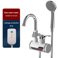 Chauffe-Eau Instantané Type Geyser Électrique, Chauffe-Eau de Douche Électrique Instantané, Pommeau de Douche Électrique